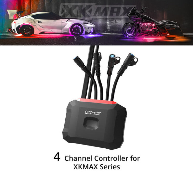 XKGLOW XKmax 4 Channel Controller + 5A Switch Harness