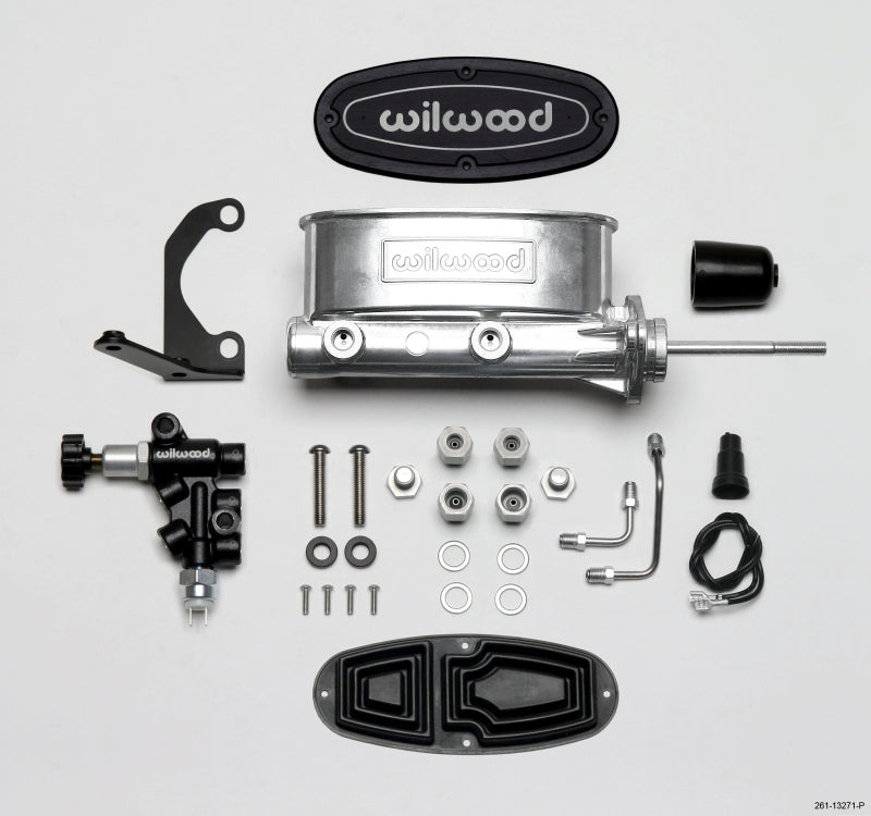Alum Tandem M/C Kit w/ Brkt & Prop Valve 7/8in