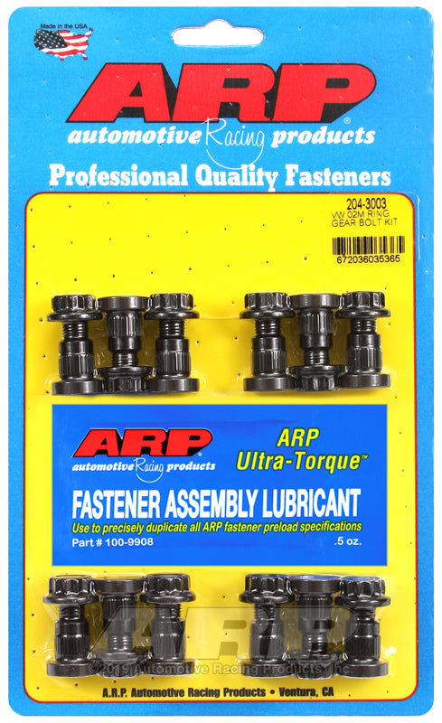 Ring Gear Bolt Kit 12pt 9mm x 1.0 x 1.100 VW 020