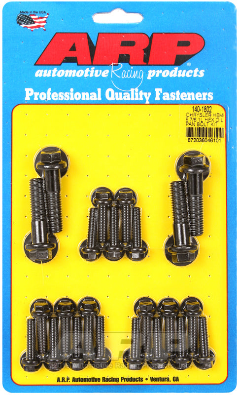 Oil Pan 6pt Bolt Kit Mopar 5.7L/6.1L Hemi