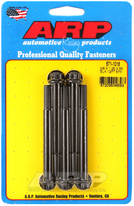 Bolt Kit - 12pt. (5) 8mm x 1.25 x 85mm