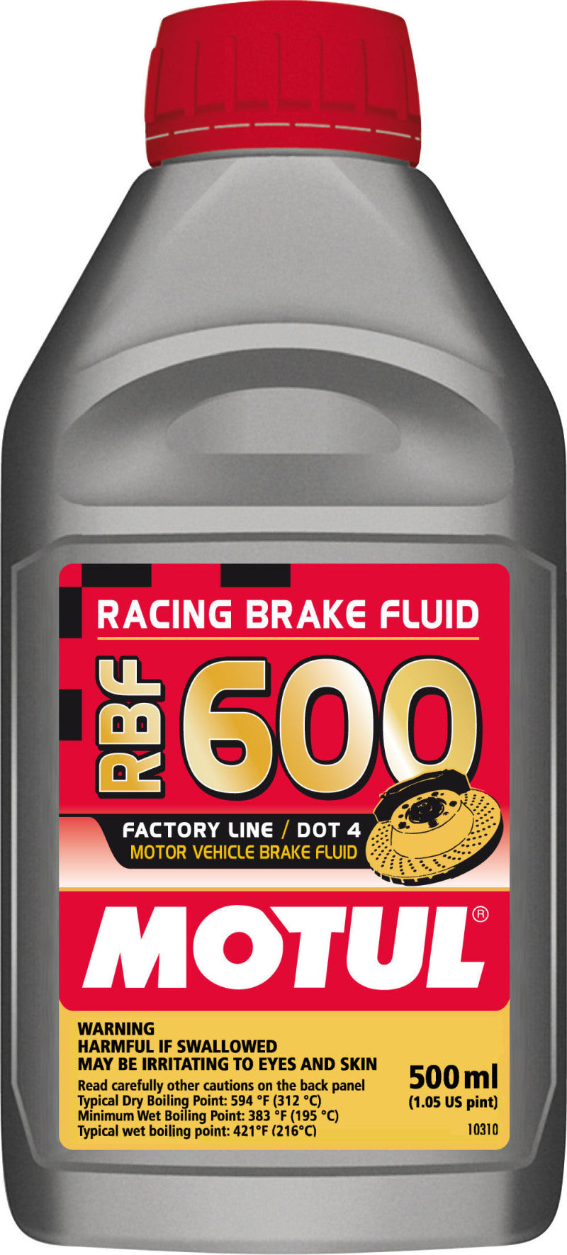 RBF Brake Fluid 600 Degr ee 1/2 Liter