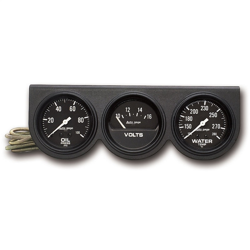 2-5/8 Blk Mech Gauge Pnl