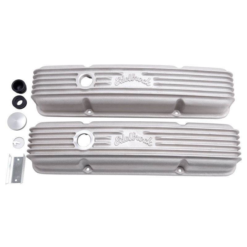Valve Cover Kit Classic Finned SBC 59-86