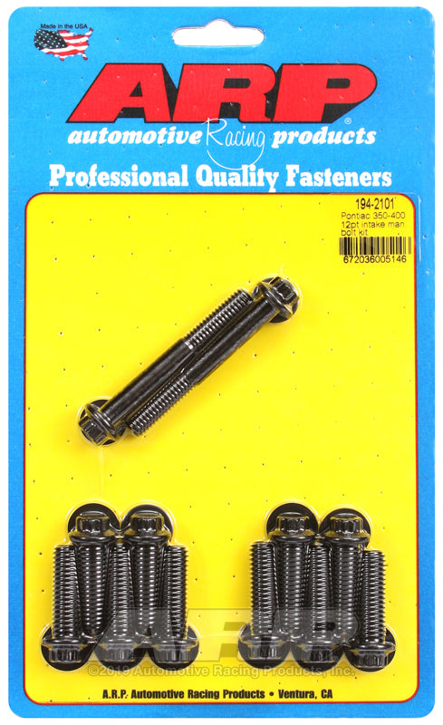 Pontiac Intake Bolt Kit 12pt.