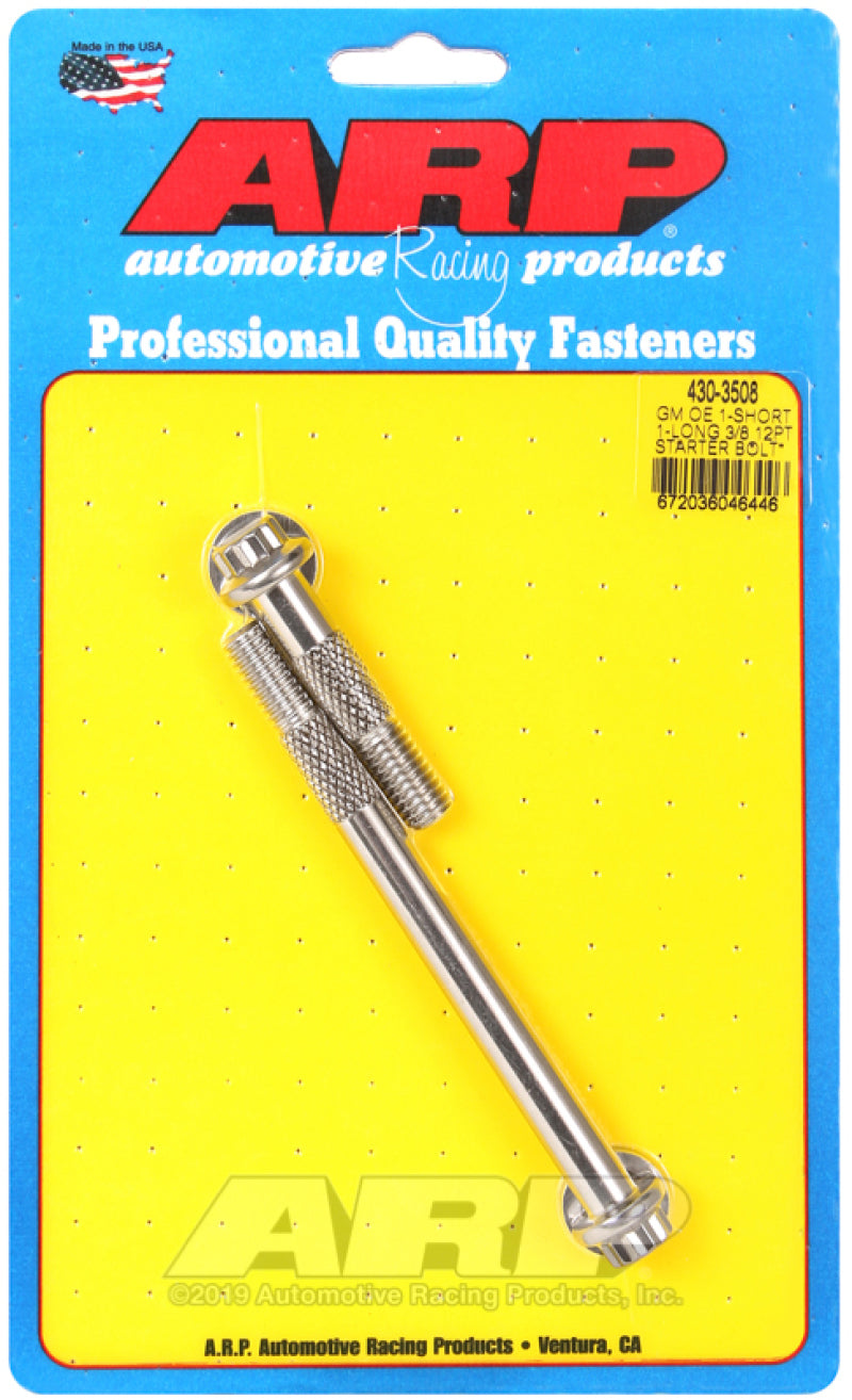 S/S Starter 12pt Bolt Kit 3/8-16 x 1.975/4.660