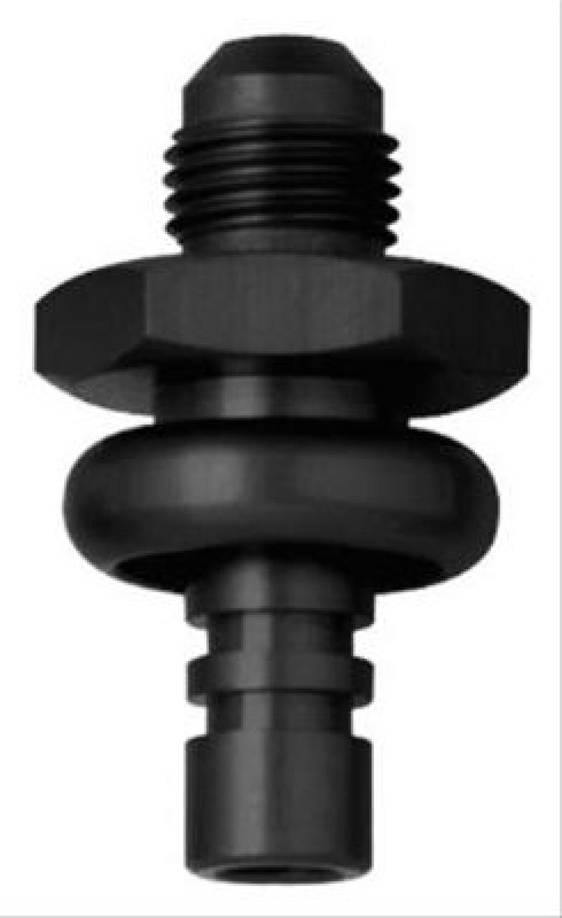 6an to Ford EFI .435 Shank Fitting Black