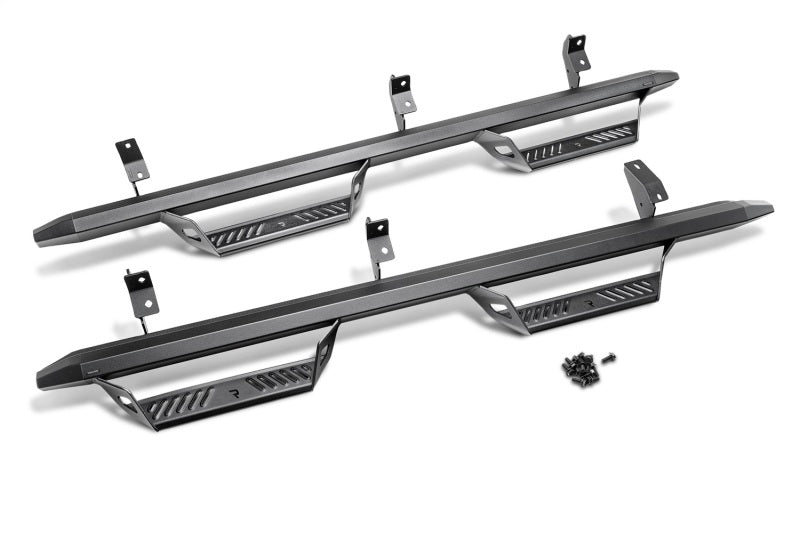 N-Fab Predator Pro Step System 2018 Jeep Wrangler JL 4 Door SUV - Tex. Black