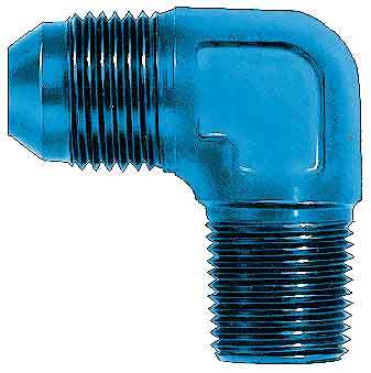 90 Deg Alum #10 Flare to 1/2in NPT