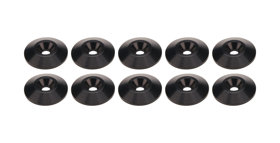 Countersunk Washer Black #10 10pk