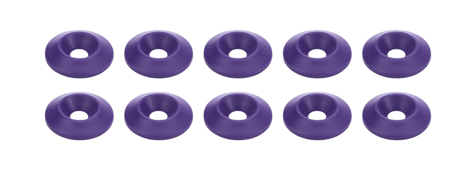 Countersunk Washer Purple 10pk