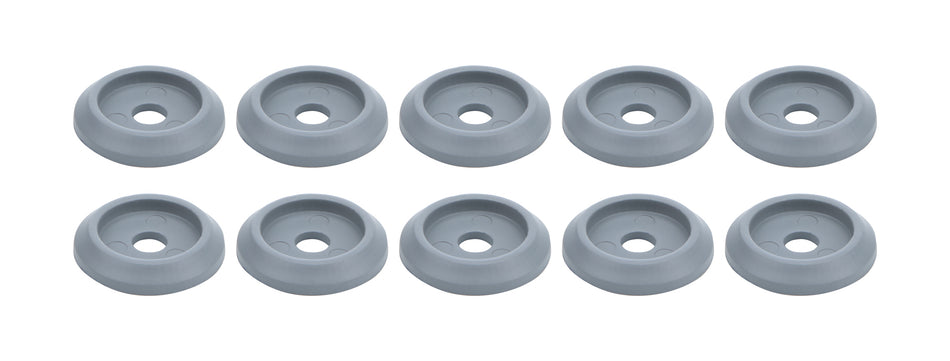 Body Bolt Washer Plastic Silver 10pk