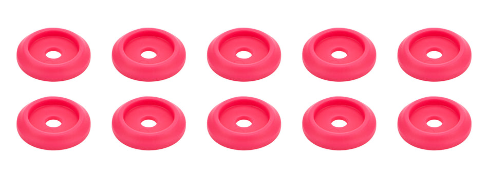 Body Bolt Washer Plastic Pink 10pk