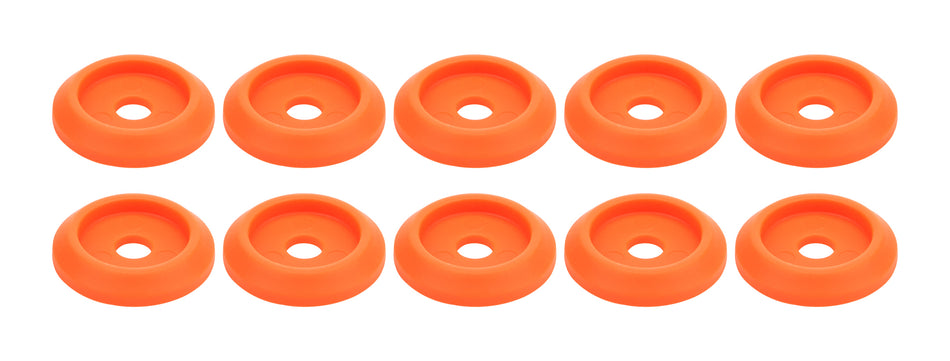 Body Bolt Washer Plastic Fluorescent Orange 10pk