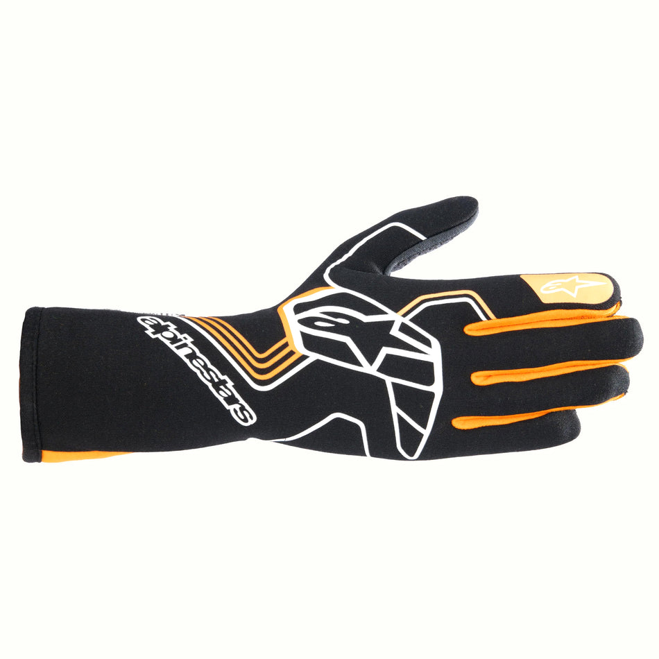 Glove Tech-1 Race V4 Black / Flou Org Medium