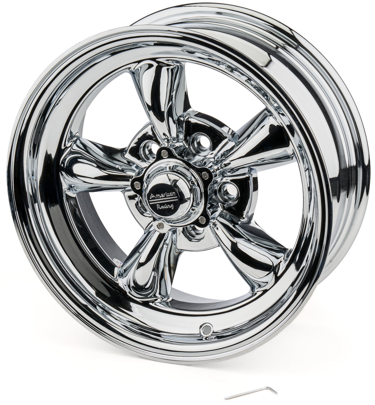 15X6 Torq Thrust II 5 X 4-1/2 BC Chrome