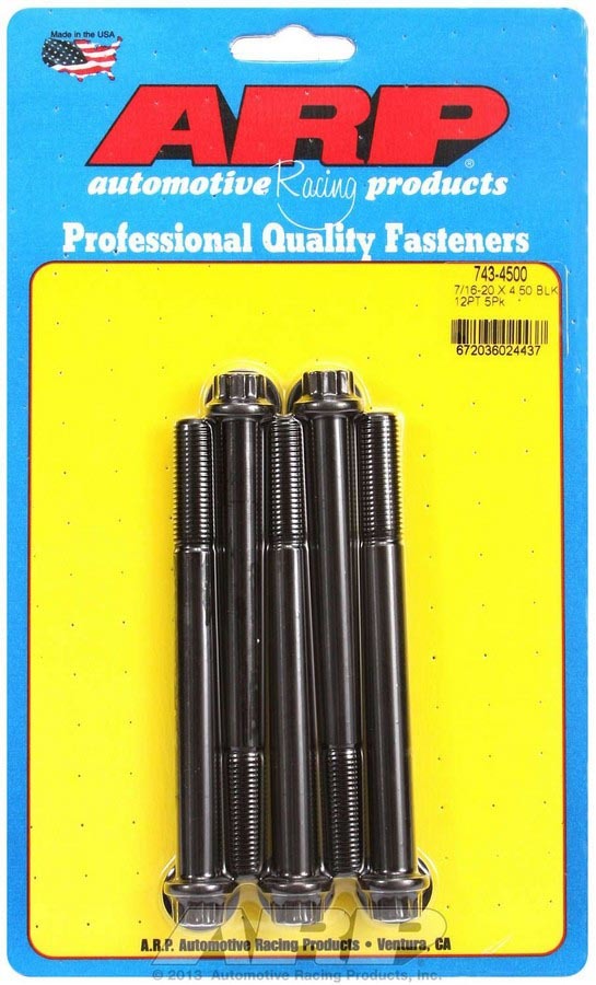 7/16-20 x 4.500 12pt Bolt Kit 5pk