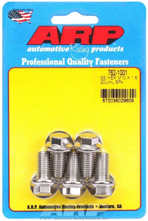 S/S Bolt Kit - 6pt. (5) 10mm x 1.5 x 20mm