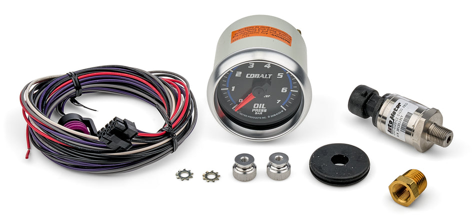 2 1/16 Oil Press Gauge Cobalt Series Metric