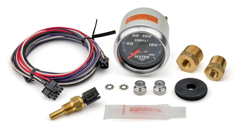 2 1/16 Water Temp Gauge Cobalt Series Metric