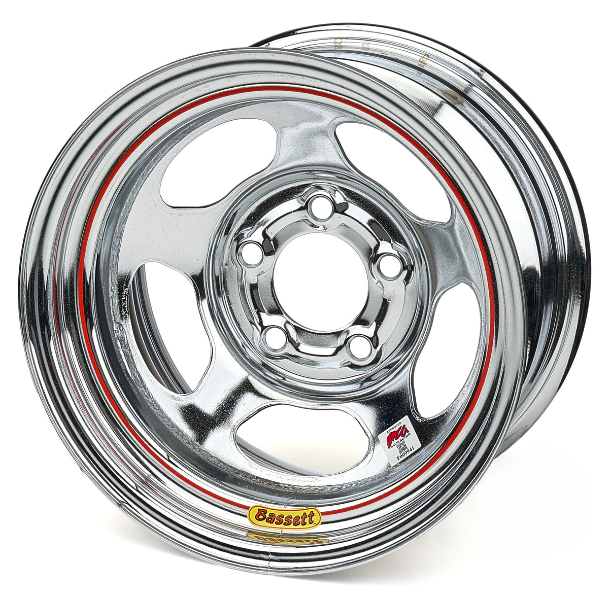 Wheel 15x8 IMCA Chrome Inertia 5x8