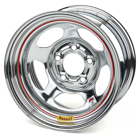 Wheel 15x8 IMCA Chrome Inertia 5x8