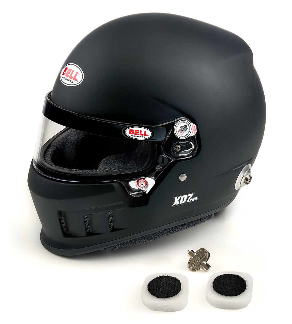 HELMET XD7 7-3/8 FLAT BLACK SA2025 FIA8859