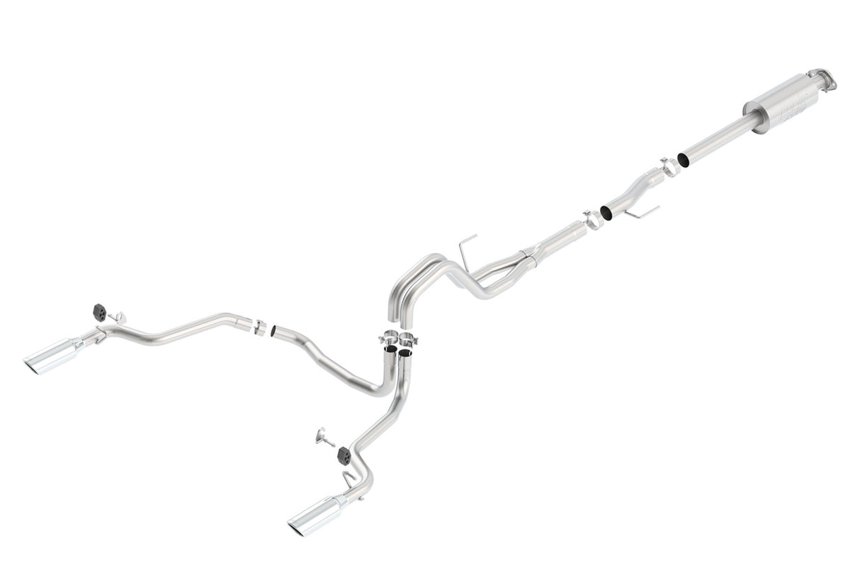 15-20 F-150 All Engines Cat Back Silver Tips
