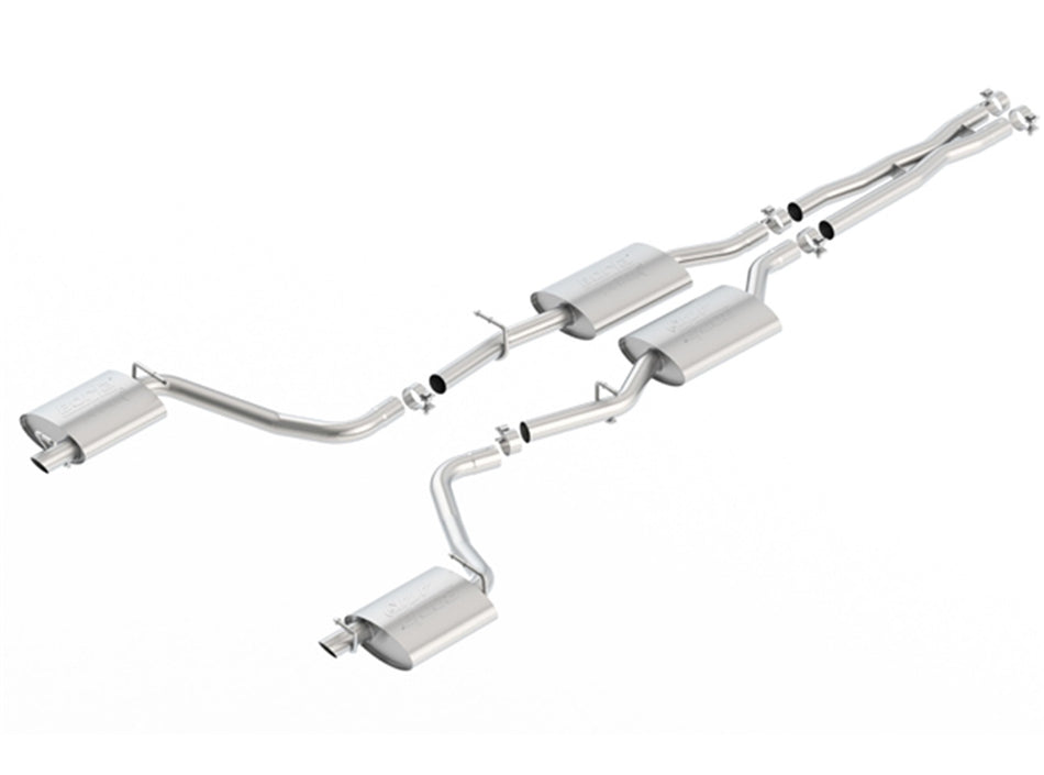 15-23 CHAL SXT/GT  3.6L Cat Back Silver Tips