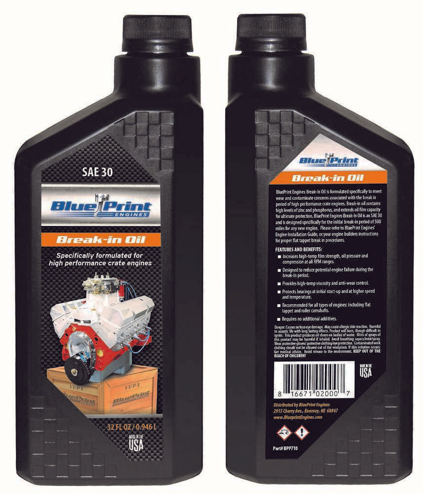 Crate Eng Break In Oil SAE30 Quart