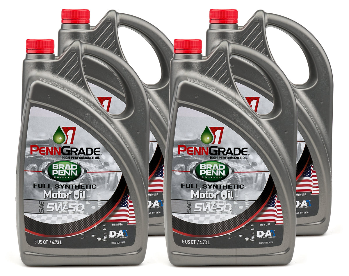 5w50 SAE Full Synthetic Oil Case 4x5 Qt Bottle