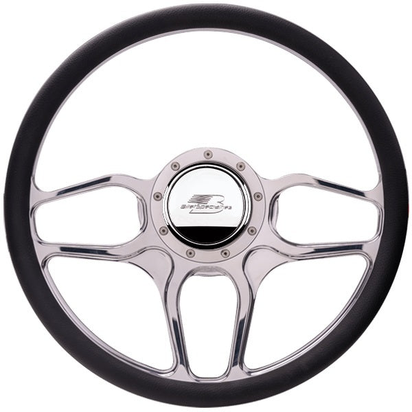 Steering Wheel 1/2 Wrap 15.5in Win Lite Polished