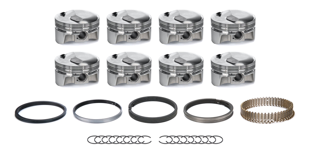 BBC Dome Piston Set w/Rings 4.280 Bore