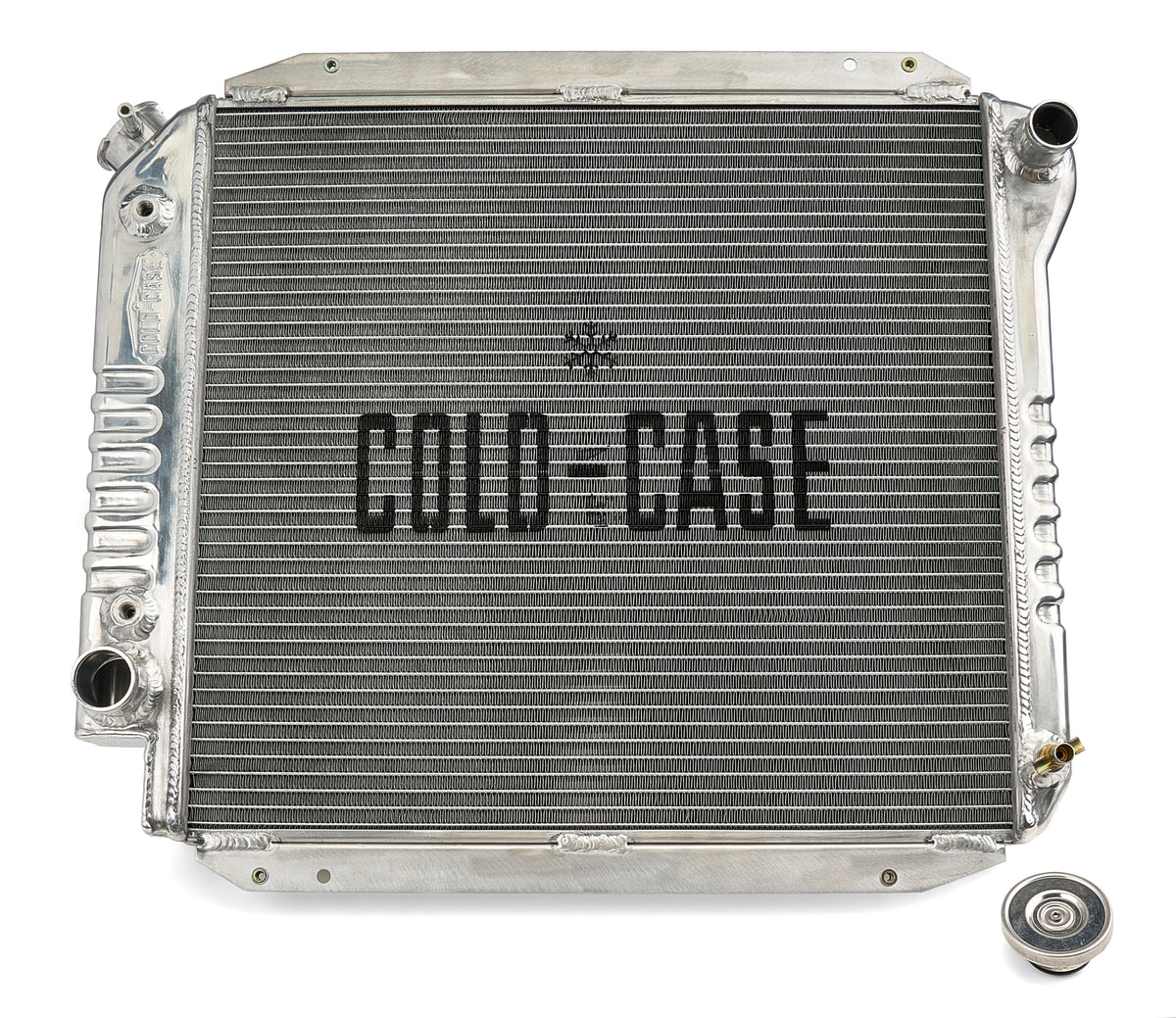 66-77 Bronco V8 AT Aluminum Radiator Module