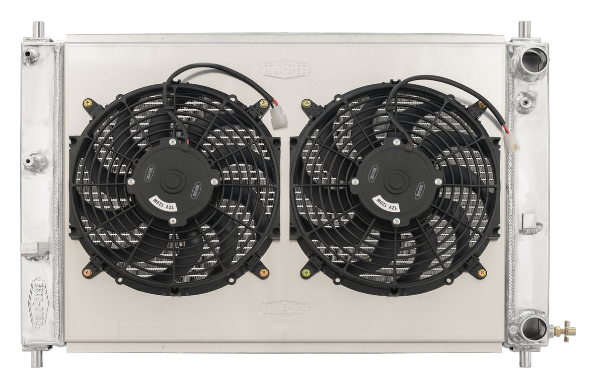 97-04 Mustang Radiator w/12in Dual Fans Kit
