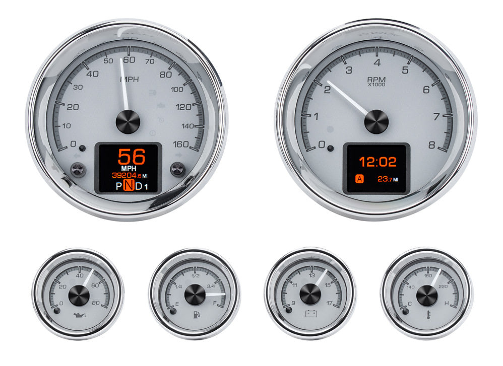 HDX Gauge Kit Universal Black Face