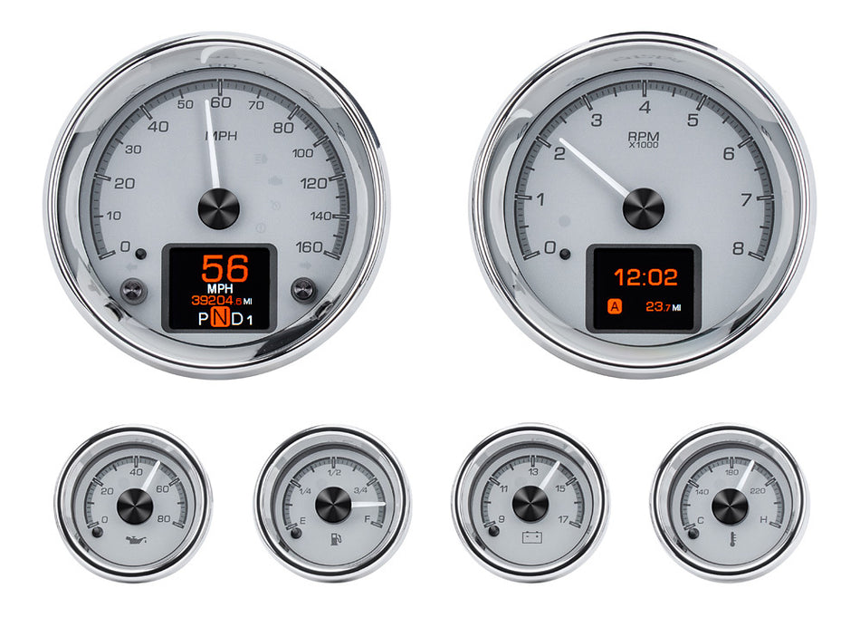 HDX Gauge Kit Universal Black Face