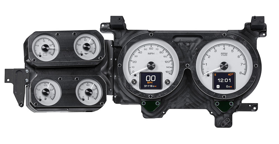 73-87 GM Truck HDX Instrument System Silver