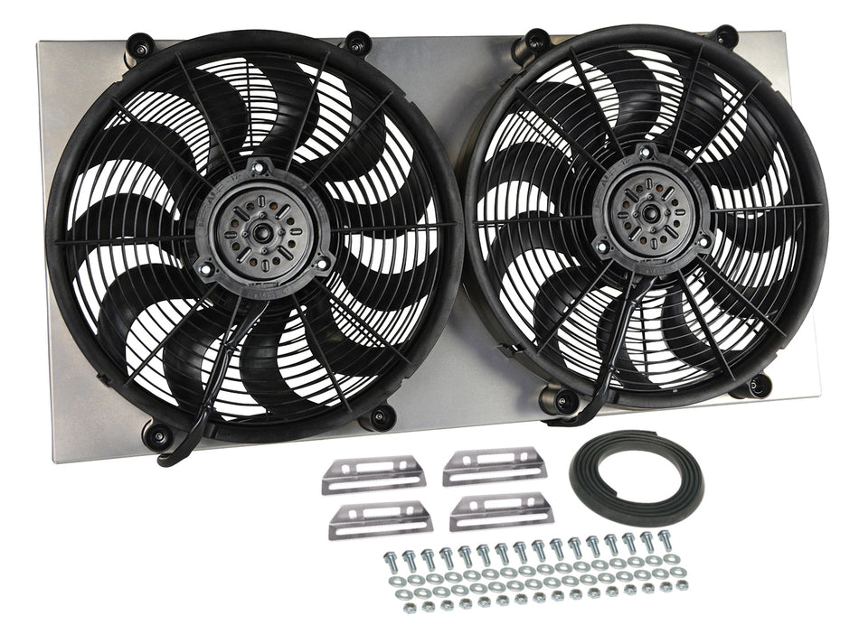 17IN Dual HO RAD Fan W/ Aluminum Shroud