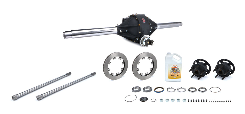 4.86 Mod Rear w/GN Tubes Billet Hubs & Rotors