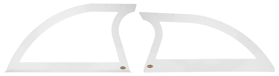 Aluminum Sails White Pair Open Style