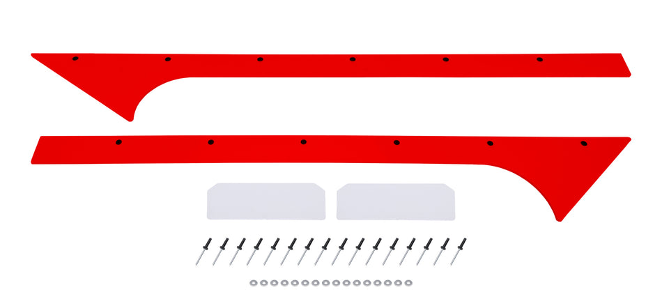 Pillar A Pair Late Model Red