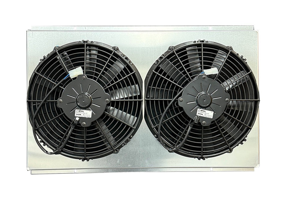 Fan Shroud w/Dual 12in Fans 23-7/8in x 15.5in