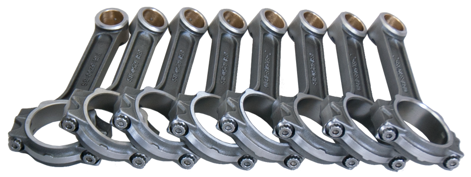 SBC Forged 4340 I-Beam Rods 6.250 w/7/16 Bolts
