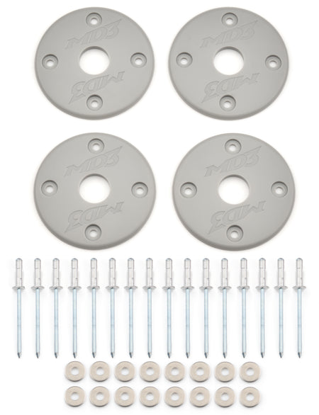 Scuff Plate Plastic Gray 4-Pack MD3