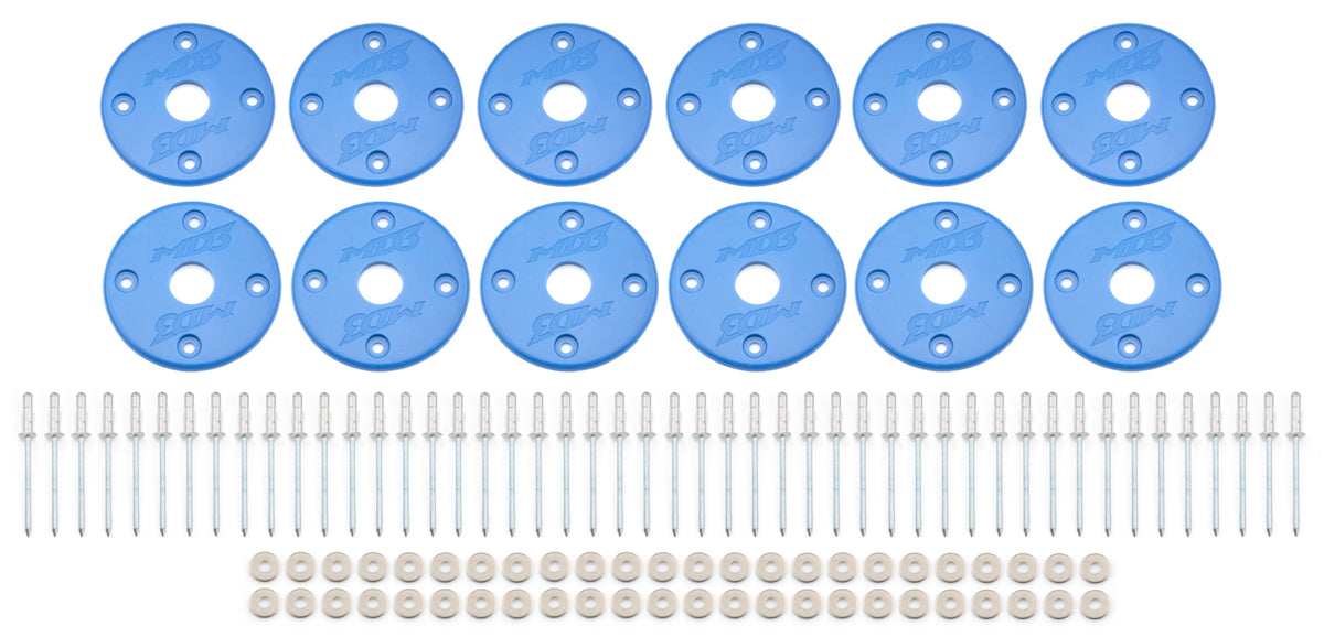 Scuff Plate Plastic Blue 12-Pack MD3
