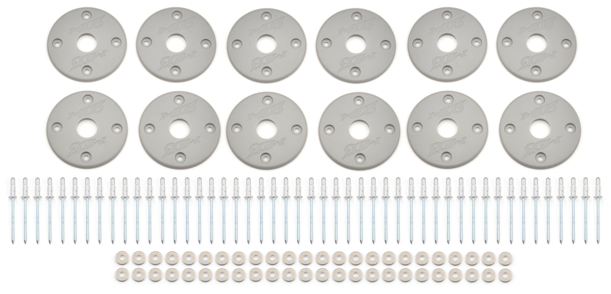 Scuff Plate Plastic Gray 12-Pack MD3