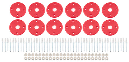 Scuff Plate Plastic Red 12-Pack MD3