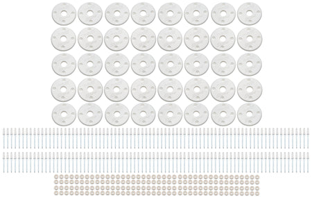 Scuff Plate Plastic White 40-Pack MD3