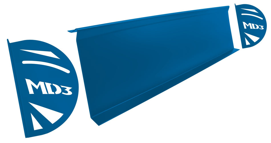 Spoiler End Plate MD3 Blue (Pair)